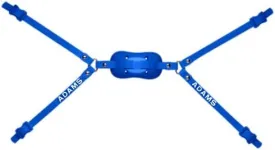 Adams USA PRO-25-4D 4-Point High Football Chin Strap with D-Rings