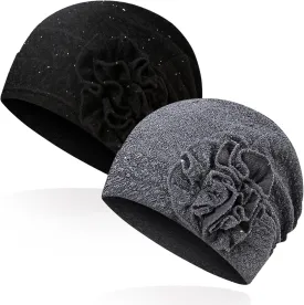 AZJ Chemo Headwear for Women Cancer Hats Caps Head Coverings for Women Chemo