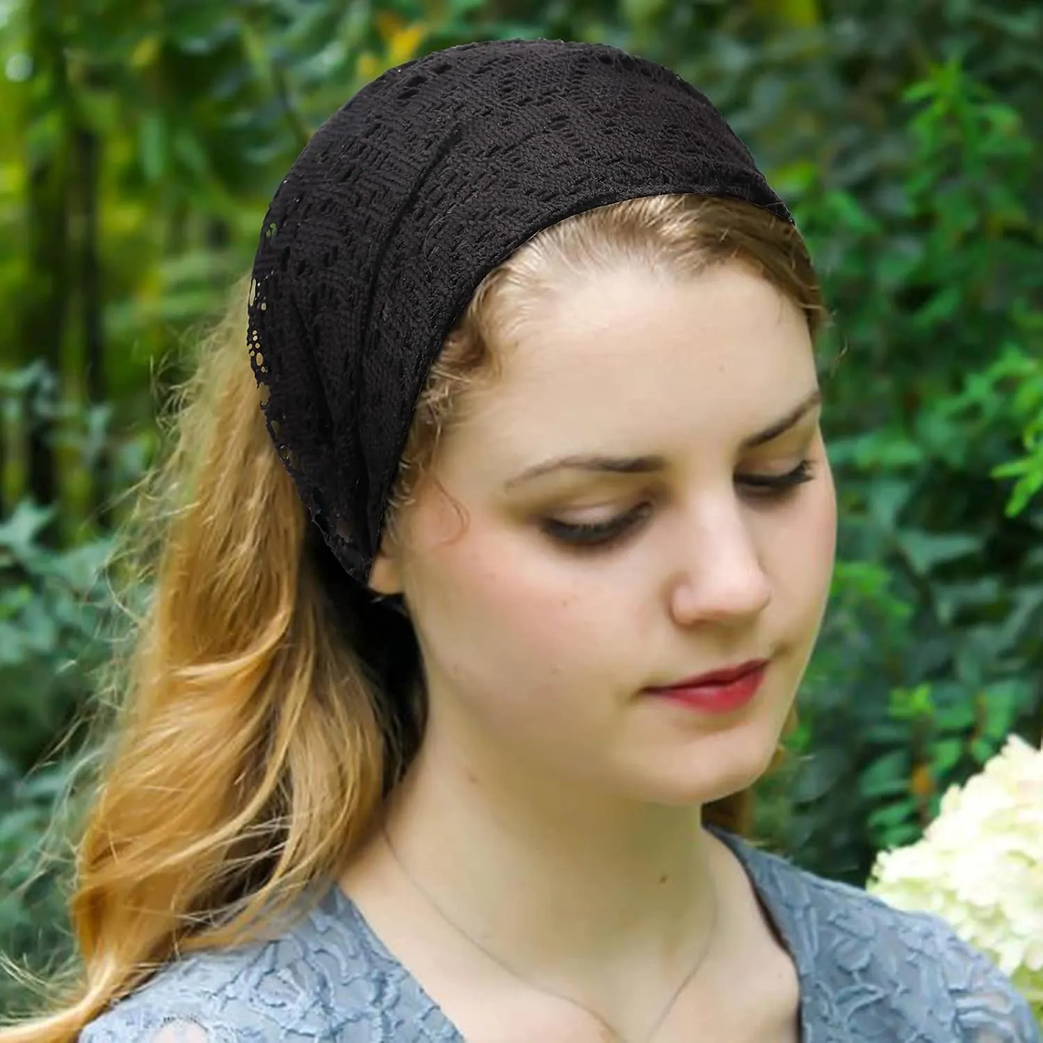 DRESHOW 8 Pack Headbands for Women Yoga Knotted Headbands Elastic Criss Cross Hair Accessories Sports Head Wrap Non Slip