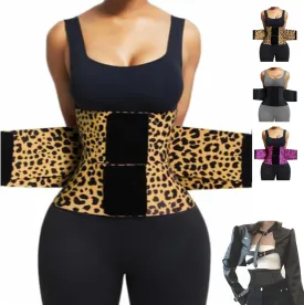 Floralshe Fajas Cinturilla, Belt Waist Cincher Ab Belt Tummy Control Body Shaper with Triple Wrap Women,Plus Size