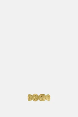 Gratitude for Nature Half Wreath Ring Gold