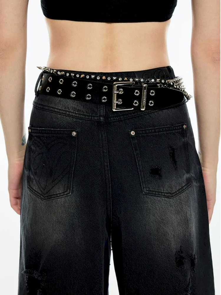 Heavy Duty Studded Punk Style Belt【s0000006304】