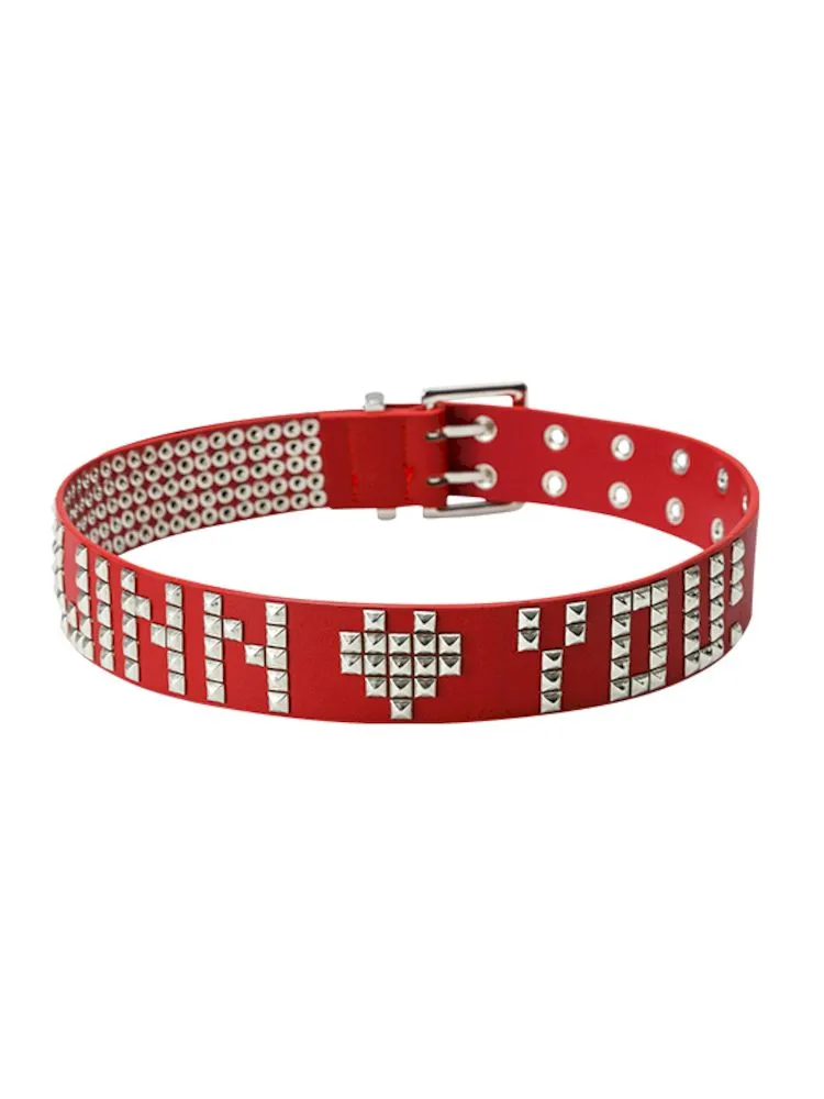 Heavy Duty Studded Punk Style Belt【s0000006304】