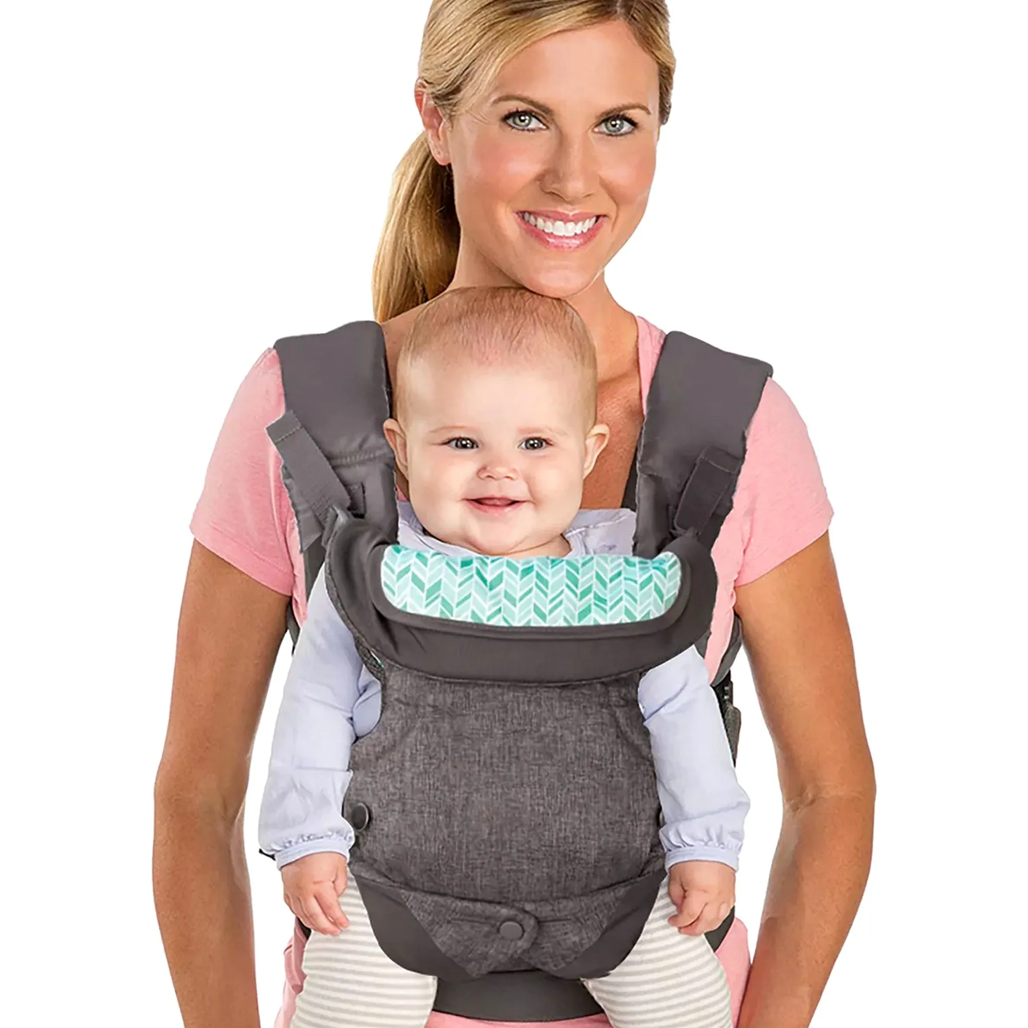 Infantino Flip 4-In-1 Convertible Carrier - Birth to 36 Months Distressed Box