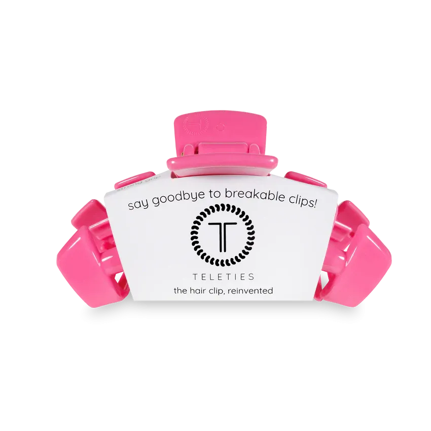 Medium Teleties Claw Clip - Paradise Pink