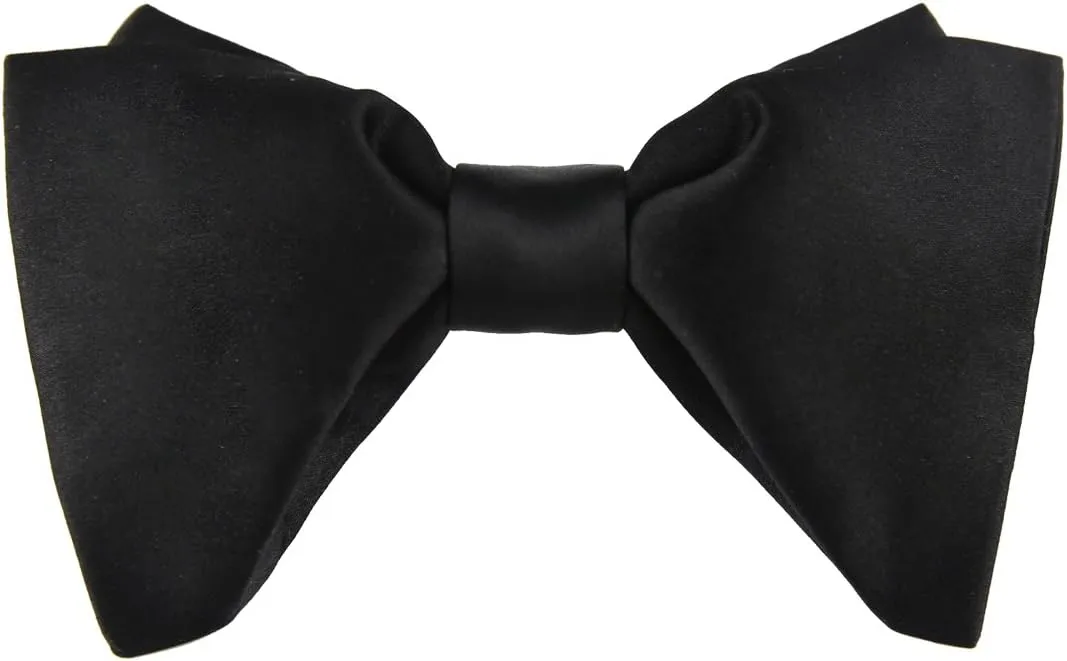 Mens Silk Oversized Bowtie Formal Tuxedo Big Bow Ties
