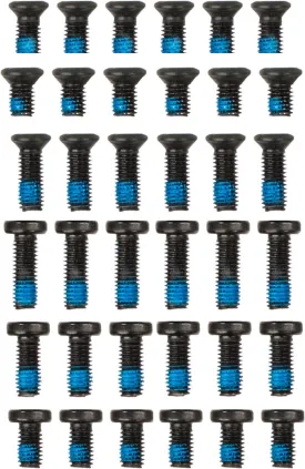 Monstrum #6-48 Gunsmithing Screw Pack | 6mm, 8mm, and 10mm Length in Standard and Flat Head with Torx T10 Head | Compatible with Ruger 10/22 and Other Common Rifle Receivers