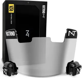 Nxtrnd VZR1 Football Visor, Flat Lens Technology, Fits Adult & Youth Football Helmets