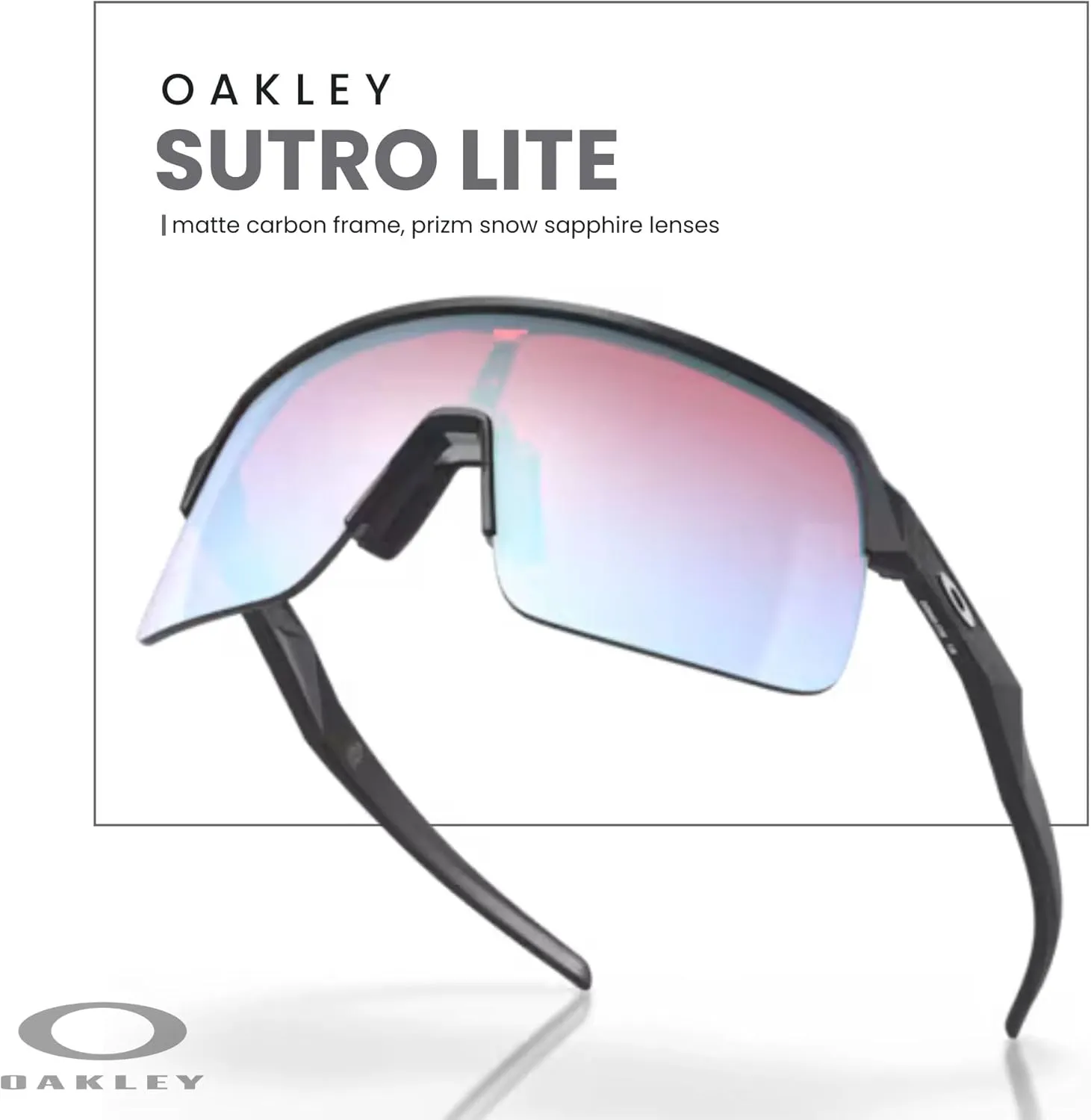 Oakley Sutro Lite OO9463 Shield Sunglasses for Men for Women   BUNDLE Accessory Leash   Designer iWear Kit