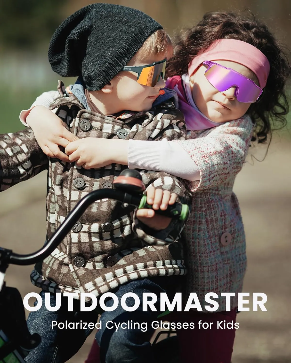 OutdoorMaster Hawk Kids Polarized Sunglasses, Kids Baseball Sunglasses with UV Protection for Girls & Boys 6-14