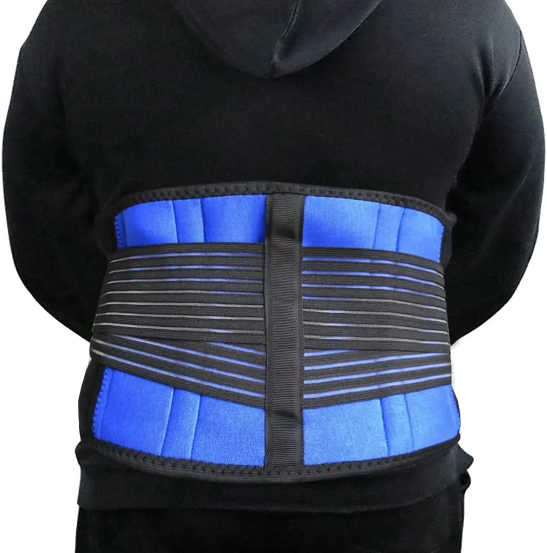 S-6XL Elastic Lumbar Back Brace Belt Orthopedic Corrector Lumbar Decompression Waist Pain Spine Support Corset Women Men Waist Trainer