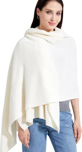 Soft Cashmere Blend Wrap Chic Scarf Stole for Women Wayfarer Travel Extra Large 87"x28"