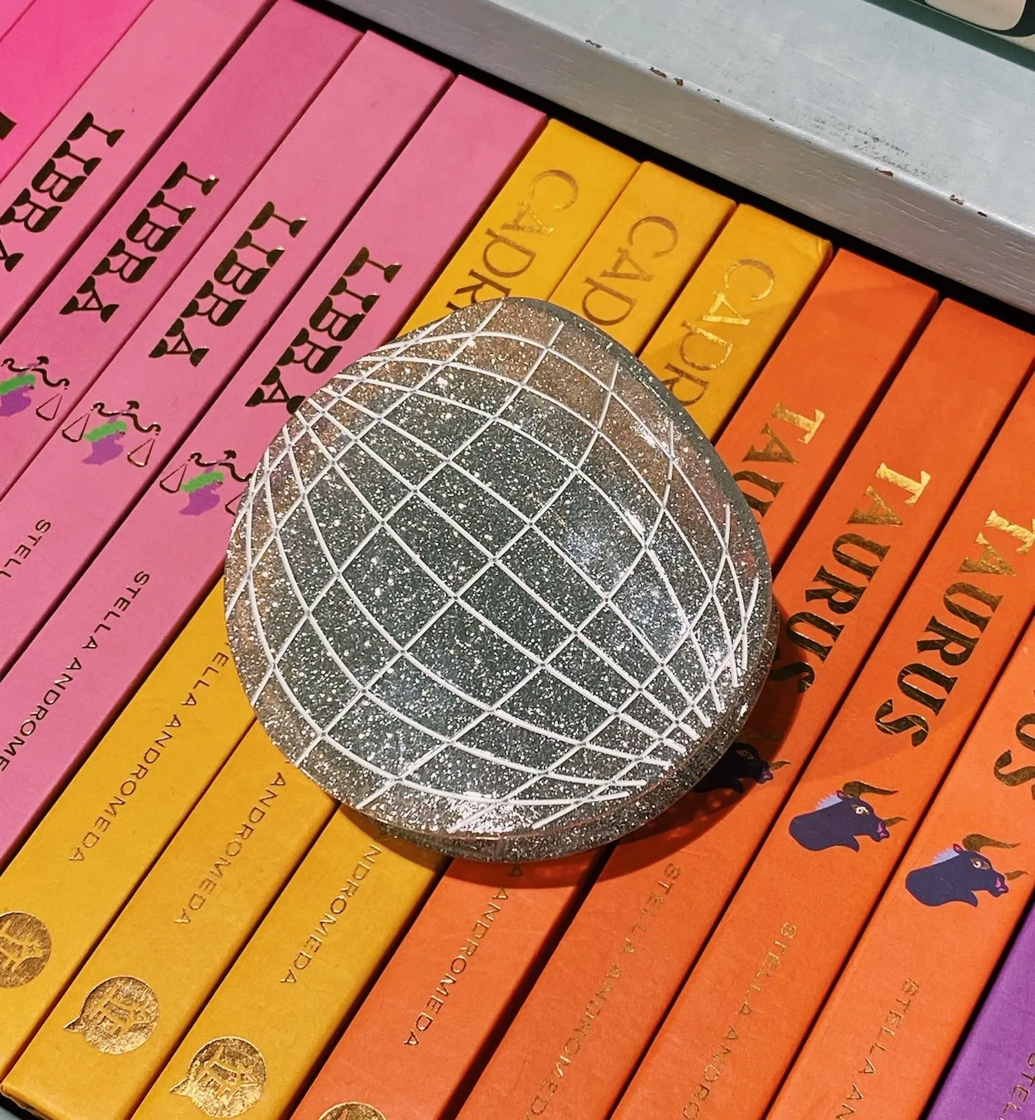 Solar Eclipse Disco Ball Hair Clip