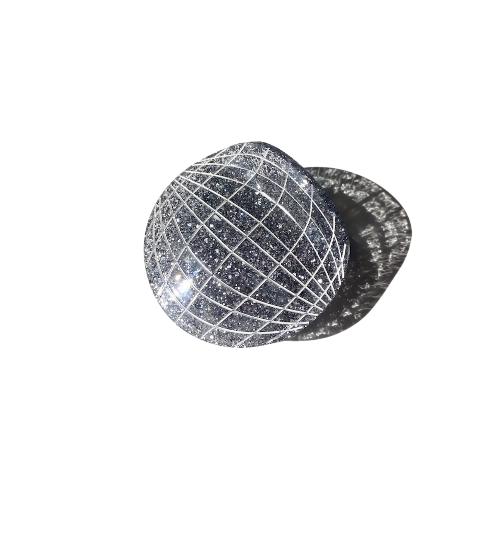 Solar Eclipse Disco Ball Hair Clip