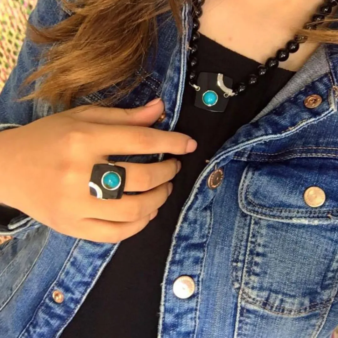 Stesy Turquoise Ring