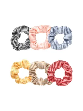 Yellow Chimes Scrunchies for Women Hair Accessories for Women 6 Pcs Satin Scrunchies Set Floral Print Rubber Bands Multicolor Scrunchie Ponytail Holders Hair Ties for Women and Girls Gifts for Women and Girls